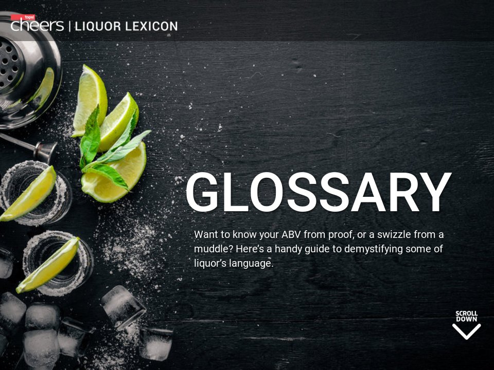 Glossary - Cheers Nov/Dec 2022 vol63